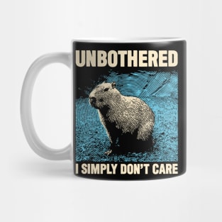 Unbothered Capybara Mug